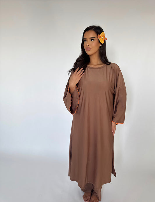 Long - Marron