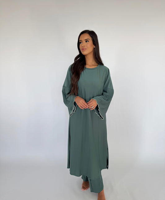 Long - Vert turquoise