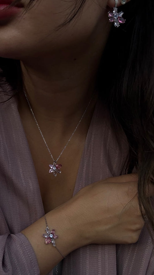 Parure complète - Florale 🌸