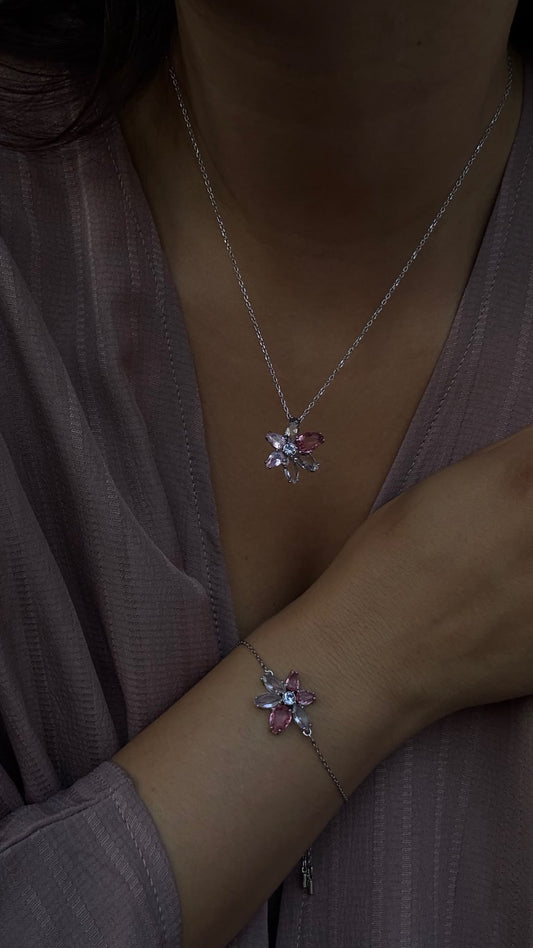 Parure complète - Florale 🌸