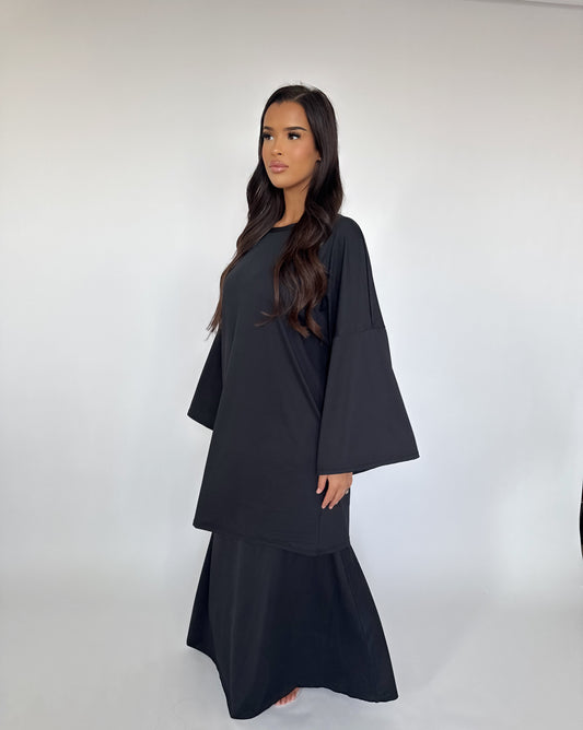 Modèle long jupe - Noir